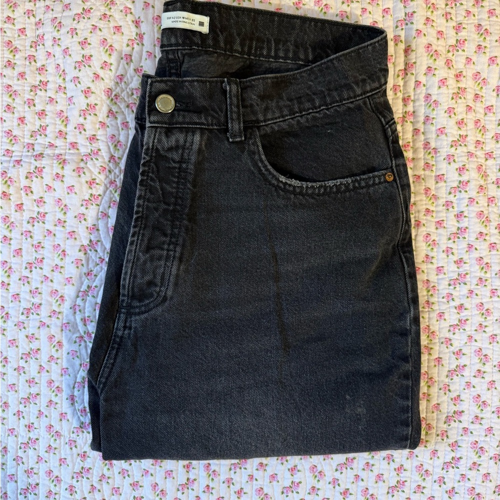 Zara Charcoal Denim Pants